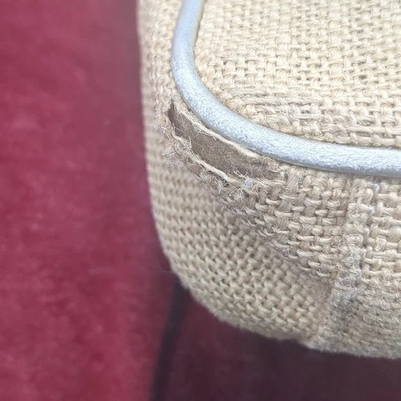 Coach LE Limited Bumble Bee Floral Y2K Mini Bag w Raffia Shoulder Purse - Picture 8 of 14